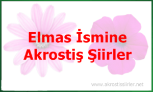 Elmas İsmi İle İlgili Akrostiş Şiir