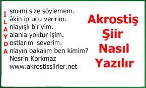 Akrostiş Şiir Nasıl Yazılır