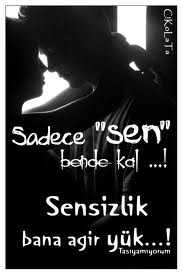 Sensizlik Sözleri İnstagram