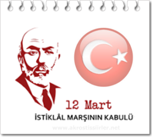 12 mart istiklal marşının kabulü ile ilgili şiirler