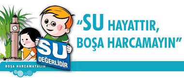 su ile ilgili slogan