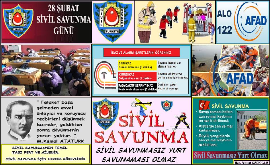 28 Şubat Sivil Savunma Günü Şiiri