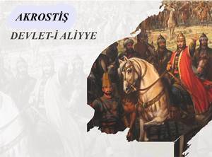 Devlet-i Aliyye Akrostiş Şiiri