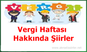 Vergi Haftası şiiri